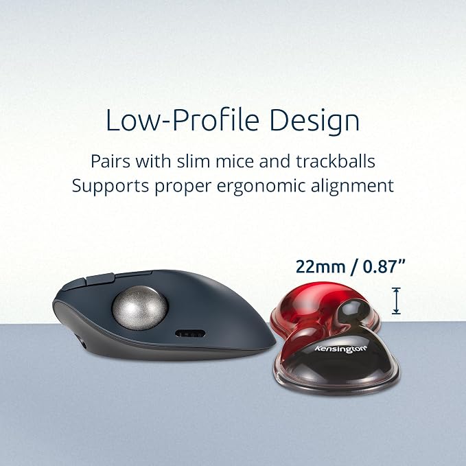 Kensington Slim Duo Gel Mouse Wrist Rest Support Cushion - Image 2