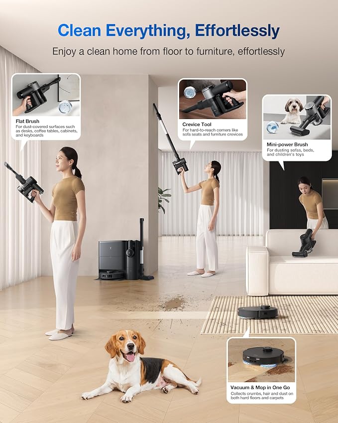 ECOVACS DEEBOT T30S Combo Complete Robot Vacuum and Mop, ZeroTangle Technology - Image 3