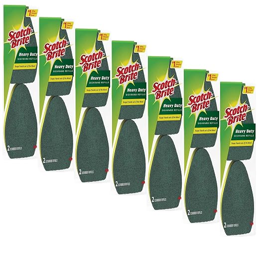Scotch-Brite Heavy Duty Dishwand Refill, 7 Pack by Scotch-Brite