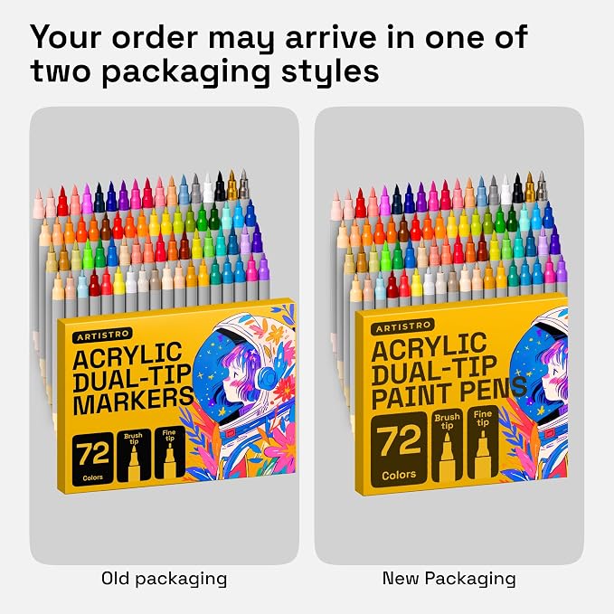 ARTISTRO 72 Acrylic Paint Markers - Image 7