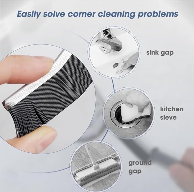 3 pcs Gap Cleaning Brush Hard Bristle Crevice Brush - Image 8