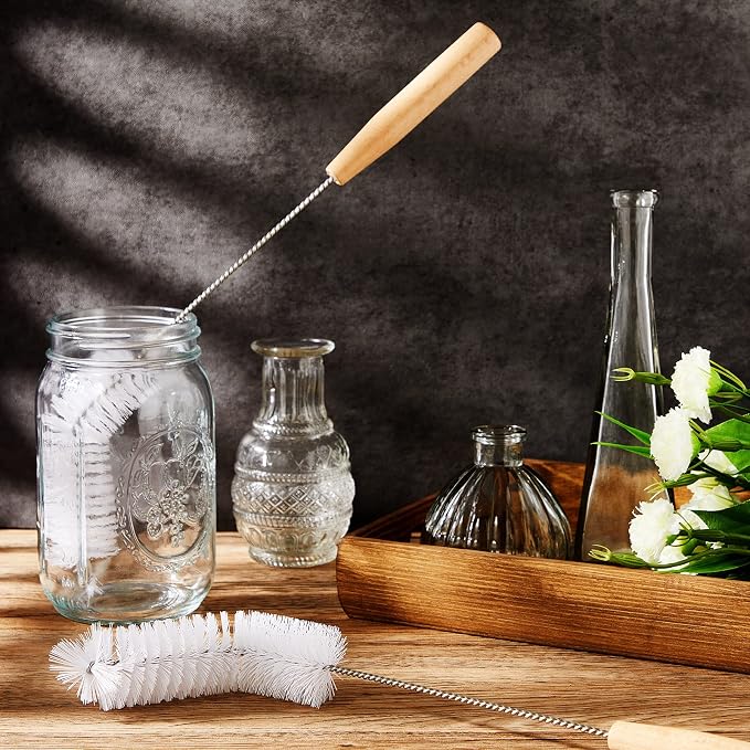 2 Pieces Nylon Carboy Cleaning Brush 13 Inch Long Gallon Jug Brush - Image 7