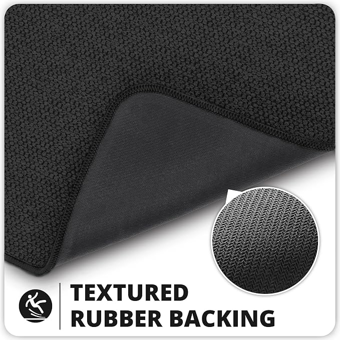 Toilet Rugs U Shaped Bathroom Rug, Machine Washable Non Slip Quick Dry Super - Image 4