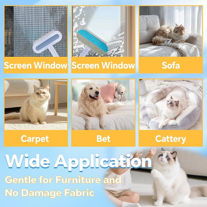 4 in 1 Mesh Screen Cleaner, Pet Hair Removal Tool - Image 7