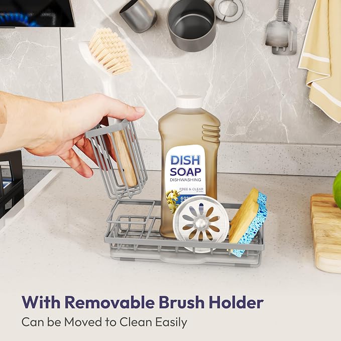 SWTYMIKI Sink Caddy Sponge Holder - Image 3