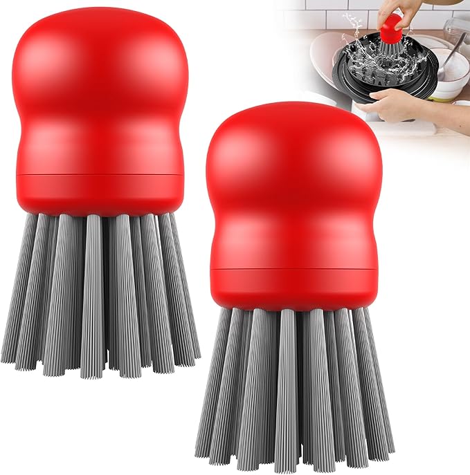Mini Dish Brush for Cleaning Chicken Shredder, Palm Brush Dish Scrubber by SURETIVIAN