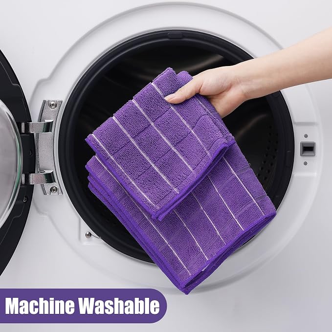 Homaxy Microfiber Kitchen Towels and Dishcloths Set, 20 Pack Soft and Absorbent - Image 7