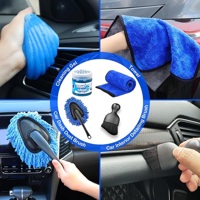 17pcs Car Detailing Kit Interior Cleaner, Car Interior Cleaning Kit - Image 6