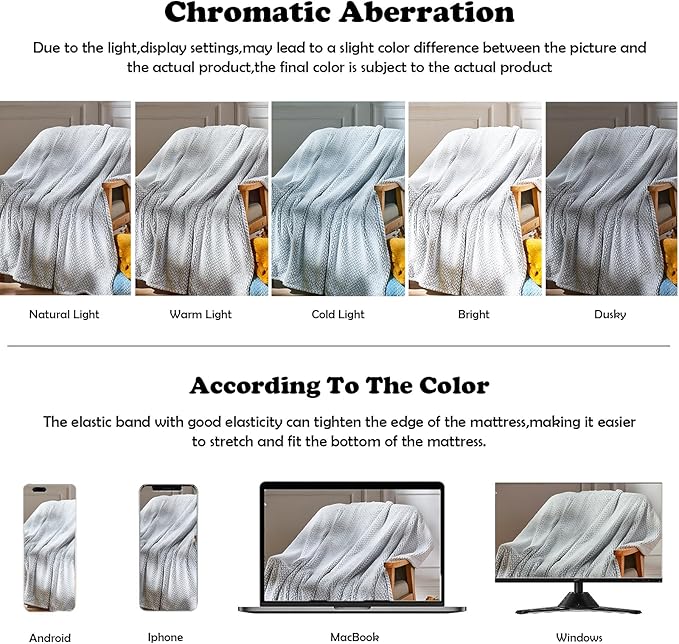 NEWCOSPLAY Super Soft Queen Blanket Frosty Dark Grey Premium Silky Flannel Fleece Leaves Pattern Lightweight Bed Blanket All Season Use (Frosty Dark Grey, Queen(90"x90"))