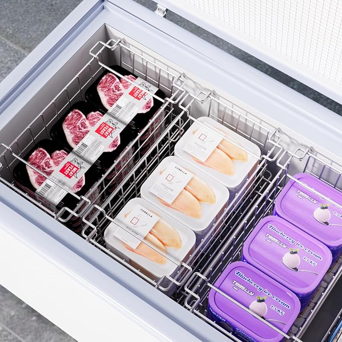 4Pack Stackable Chest Freezer Bins - Image 6
