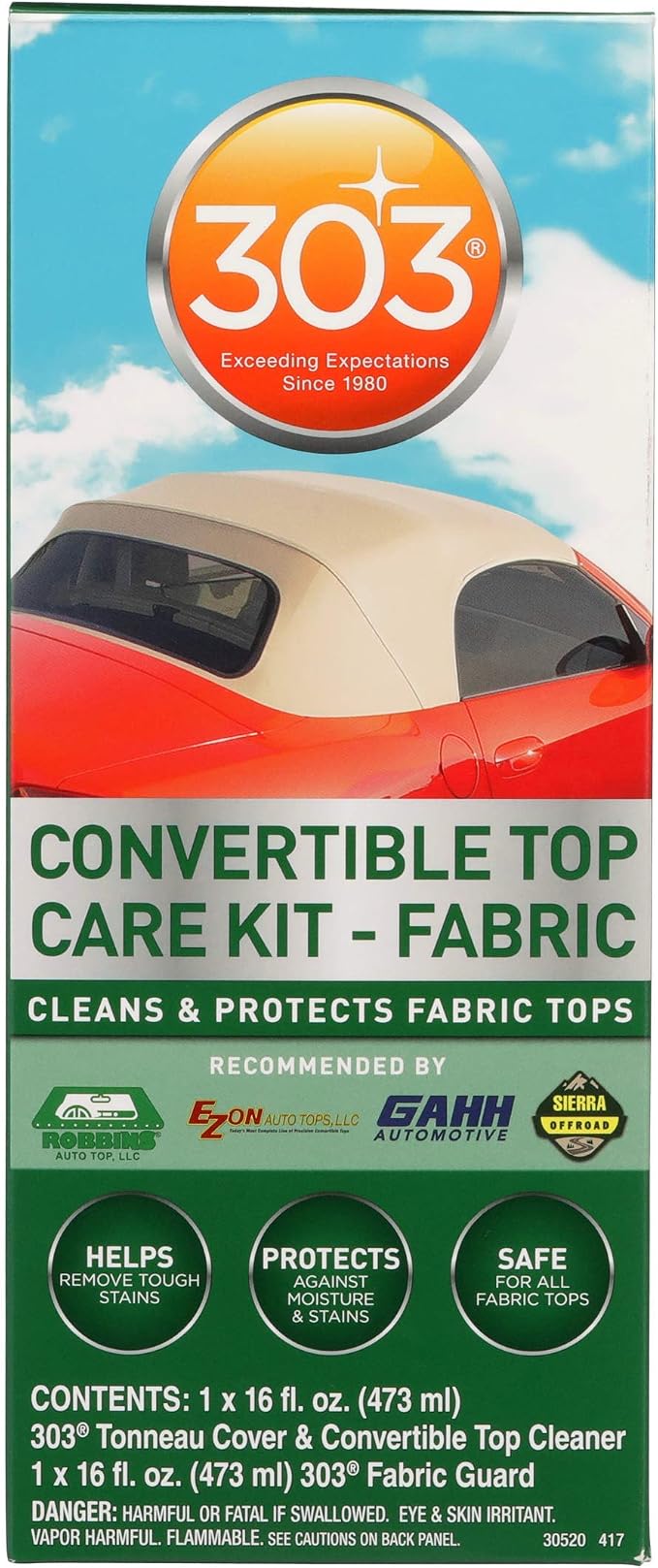 303 Products Convertible Top Cleaning and Care Kit - Image 6