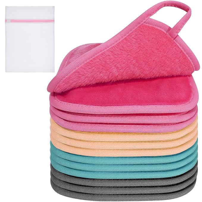 KODAMO Makeup Remover Cloth, 12 Pack Reusable Makeup Remover Towels by KODAMO