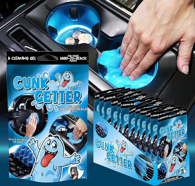 Cleaning Gel for Those Hard to Reach Places, Automotive Cup Holder Electronic by GunkGetter
