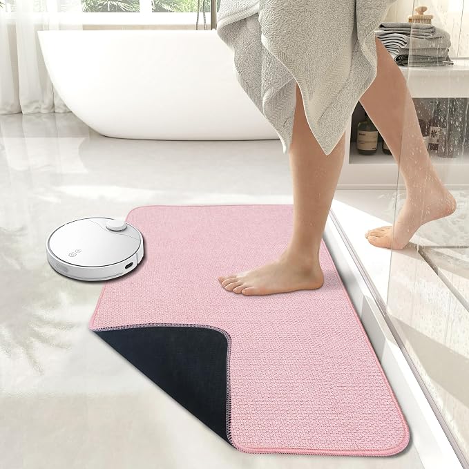 Bath Mat, Ultra Thin Bathroom Runner Rugs, Large Bath Mats - Image 6