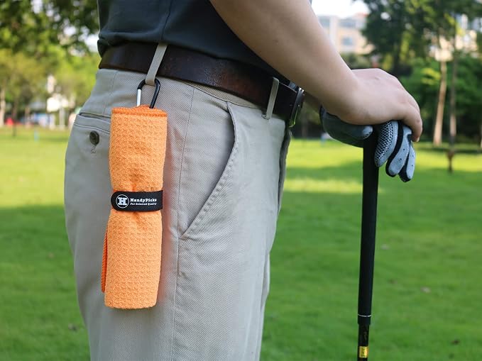 Handy Picks Microfiber Golf Towel - Image 3