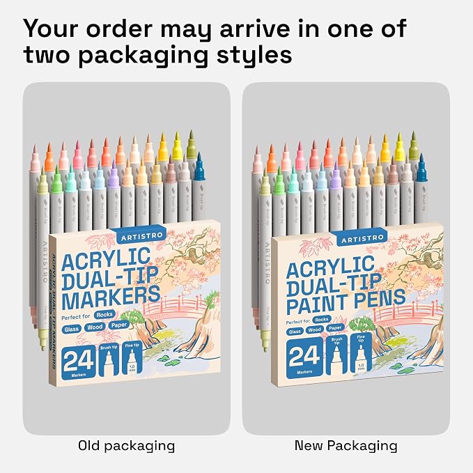 ARTISTRO 24 Pastel Acrylic Paint Markers - Image 6