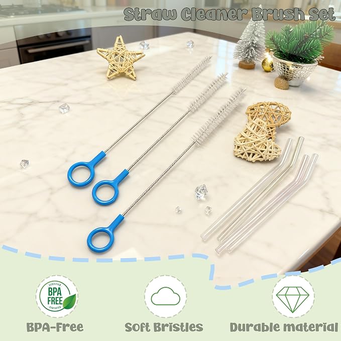 Straw Cleaner Brush, Extra Long Straw Cleaning Brushes - Image 6