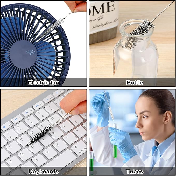 Reusable Straw Cleaning Brushes Bottle Test Tube Long Straw Cleaning Brush - Image 6
