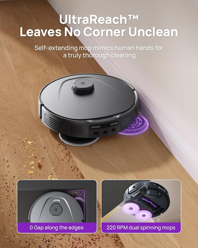 3i P10 Ultra Robot Vacuum and Mop Combo, Extendable Pad - Image 3