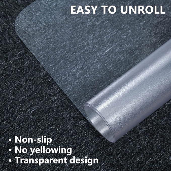 FuturHydro Office Chair Mat for Hardwood Floor, Plastic Rolling Chair Mat for - Image 6