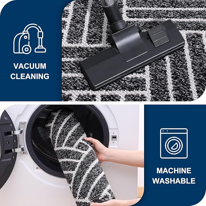 OLANLY Runner Indoor Door Mat, 47x23 Inch, Dirt Resistant and Absorbent - Image 5