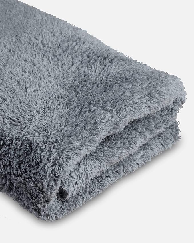Adam's Borderless Grey Microfiber Towel - Image 6