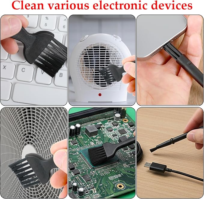 8 Pcs Mini Keyboard Cleaning Brushes Kit, Anti Static Electronic Dust Cleaning - Image 6