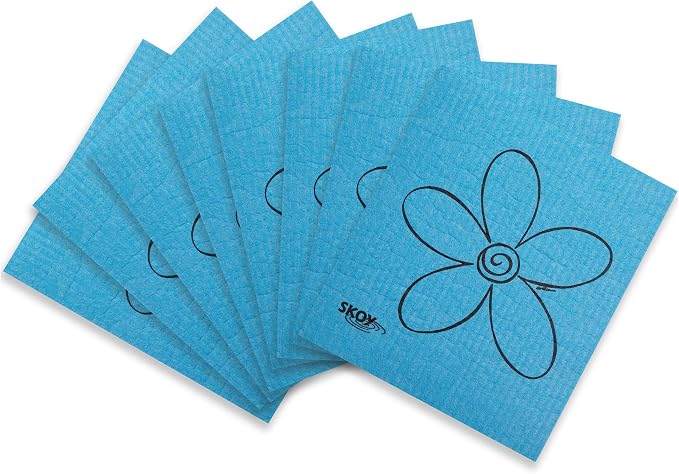 Skoy Cloth, Reusable Cleaning Cloths, Planet-Friendly, Dishwasher and Dryer-Safe by Skoy
