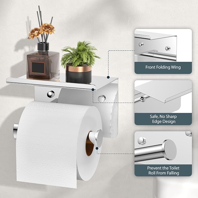 FORIOUS Toilet Paper Holder - Image 3