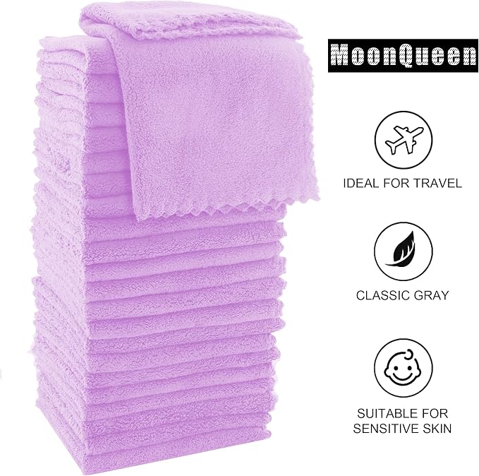 MOONQUEEN Ultra Soft Premium Washcloths Set - Image 6
