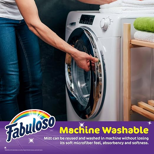Fabuloso Microfiber Cleaning Mitt Glove, Lint-Free Scratch-Free Dusting and - Image 5