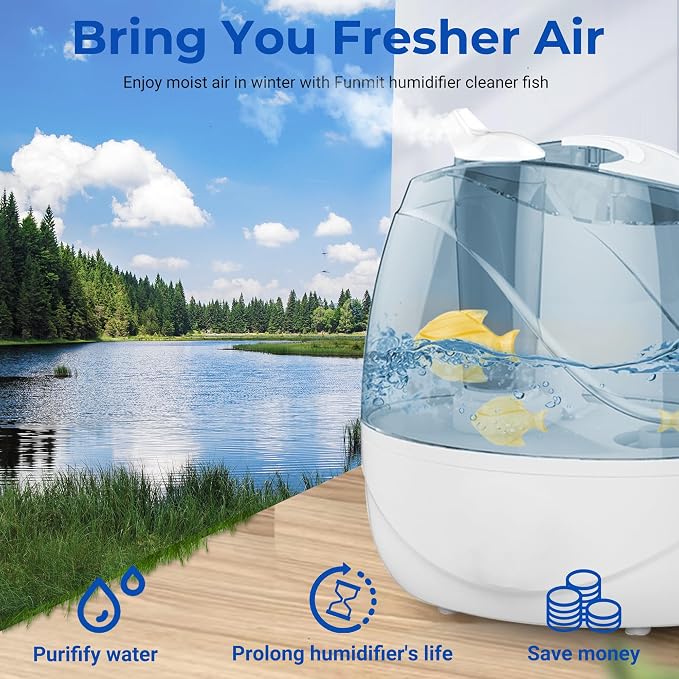 12 Pack Universal Humidifier Cleaner Fish Compatible - Image 6