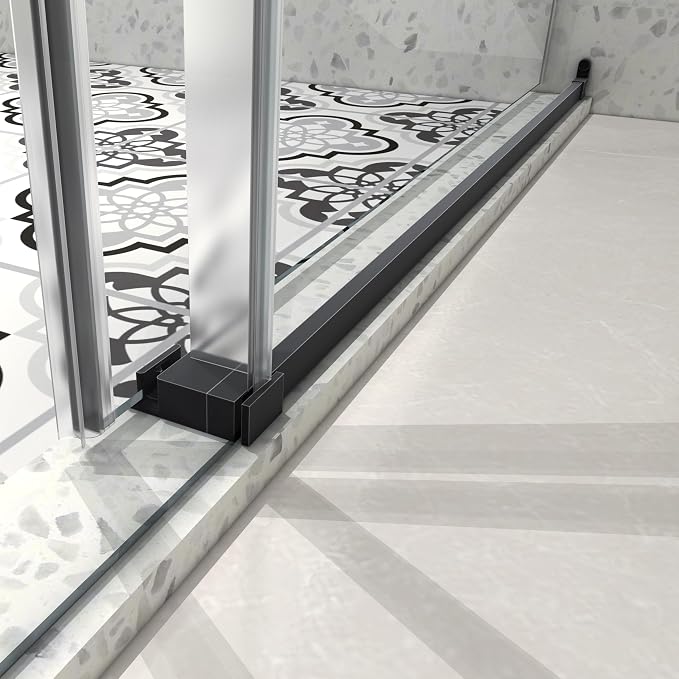 Frameless Shower Door 49"-54" W x 76" H-5/16 Tempered Glass Single Sliding - Image 4