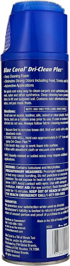 Blue Coral DC22 Upholstery Cleaner Dri-Clean Plus - Image 2