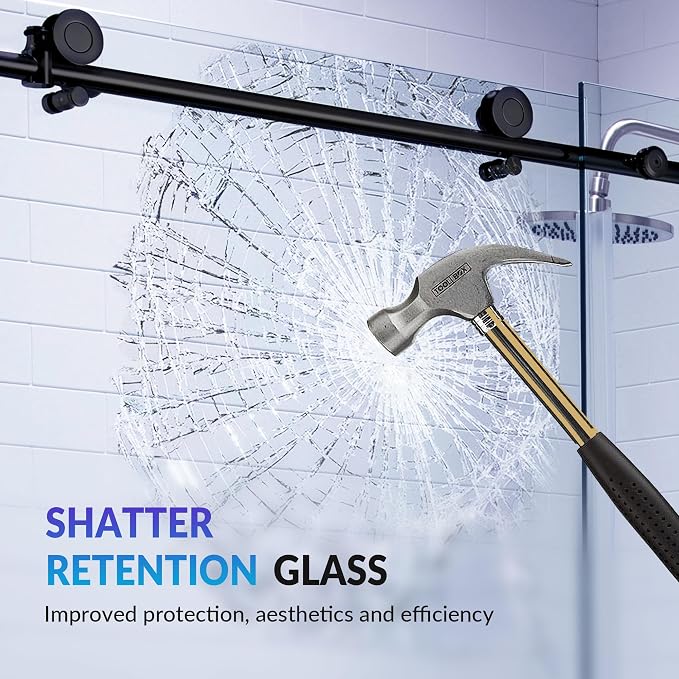 Woodbridge Frameless Sliding Shower Doors - Image 6