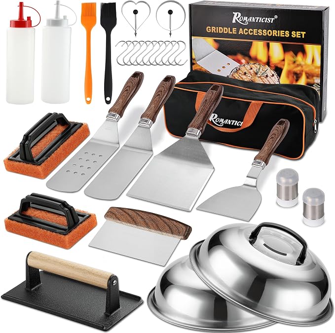 ROMANTICIST 29PCS Griddle Accessories Set by ROMANTICIST