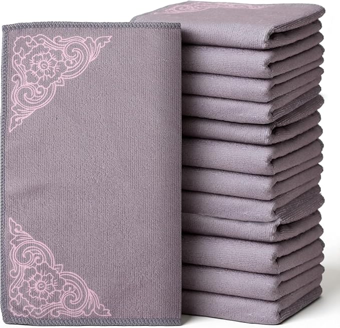 YUA Microfiber Cleaning Cloth 12 Pack, Microfiber Towels Cleaning, Microfiber by Unknown