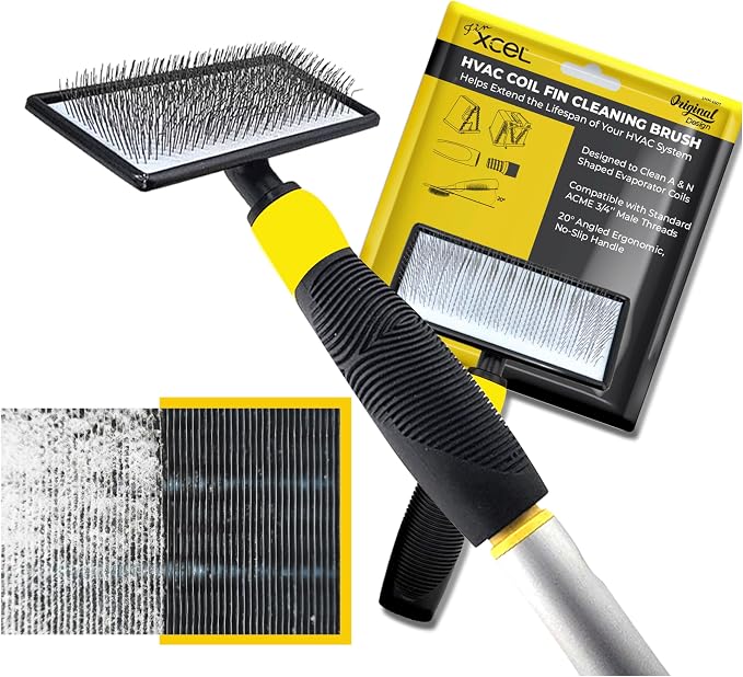 Coil Cleaning Brush for HVAC & AC – Evaporator & Condenser Coil Cleaner Tool by Unknown