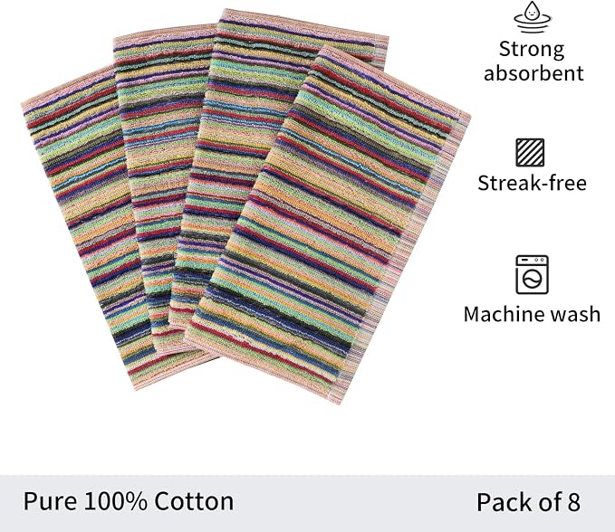 Oeleky Kitchen Dishcloths for Washing Dishes, Ultra Absorbent Dish Rags - Image 3