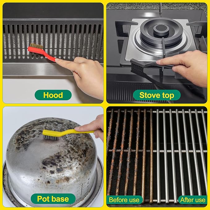 Crevice Cleaning Brush, Hard Bristle Crevice Cleaning Brush, Cleaning Brushes - Image 3