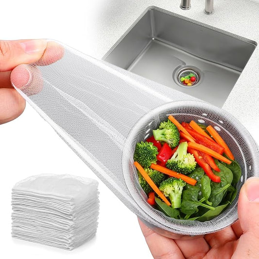 400 Pcs Disposable Mesh Sink Strainer Bags, Kitchen Sink Strainer Mesh Bag by Unknown
