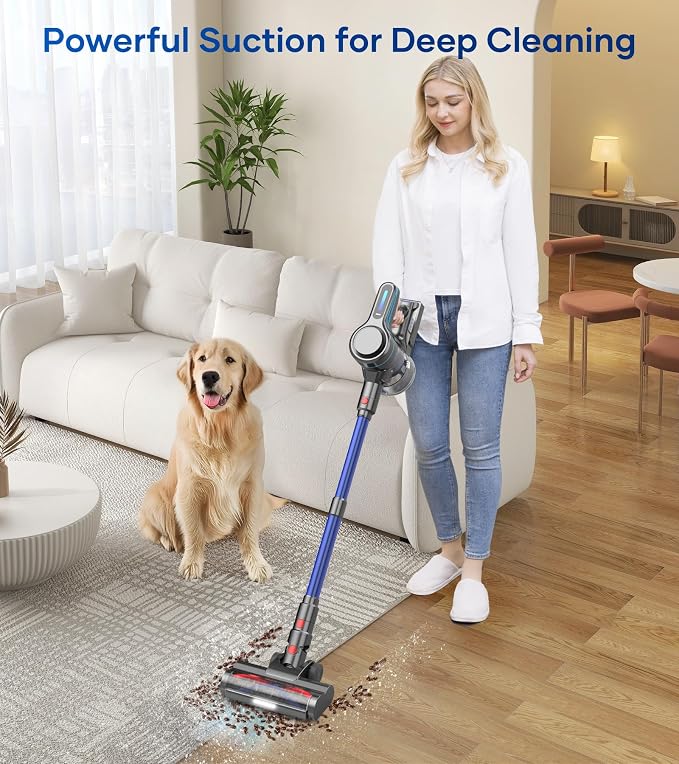 NADALY Cordless Vacuum Cleaner for Home, 8-in-1 Powerful Stick Vacuum Cordless - Image 2