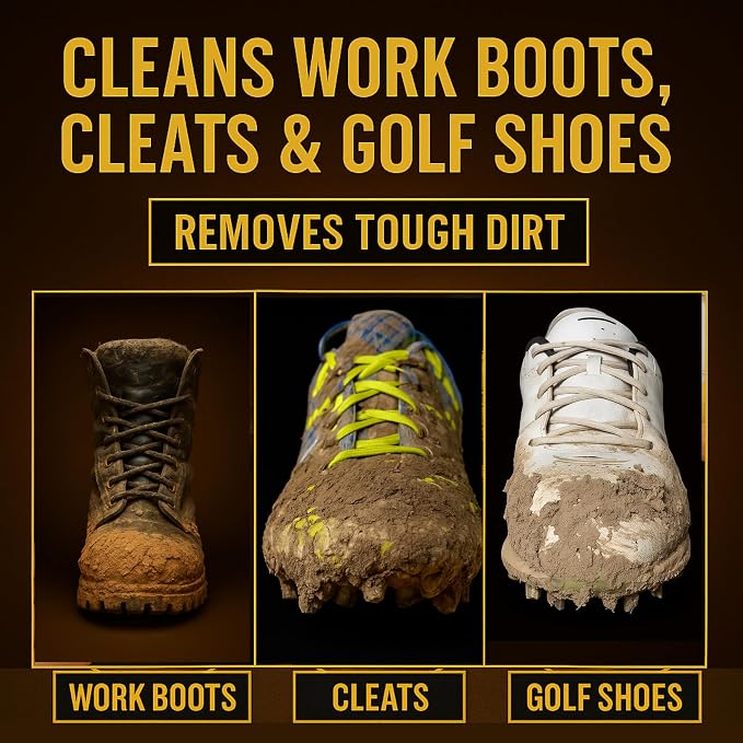 Heavy-Duty Boot & Cleat Brush – Tough Bristle Scrubber - Image 3