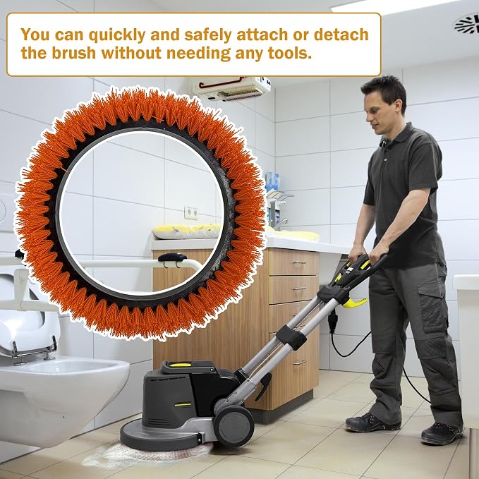 237047 Scrub Orbiter Brush for ORB550MC Orbiter Floor Machine, Heavy-Duty Brush - Image 6