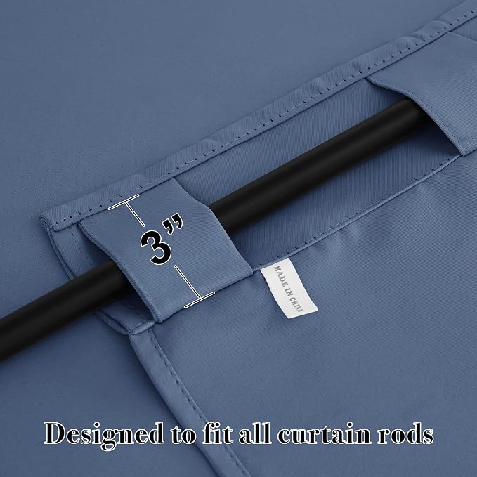 RYB HOME Coastal Blackout Curtains - Image 3