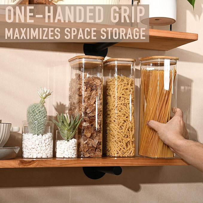 71oz Rectangle Airtight Glass Storage Containers - Image 4