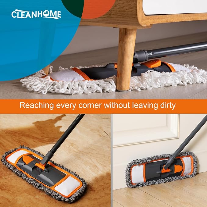 Mops for Floor Cleaning with 3 Different Washable Pads and Extendable 55” Long - Image 4