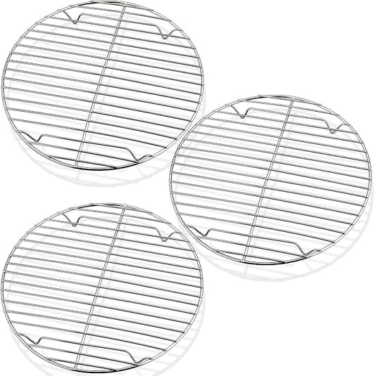 P&P CHEF Round Cooking Rack, Fits Air Fryer/Stockpot/Pressure Cooker/Round Cake by PPCHEF