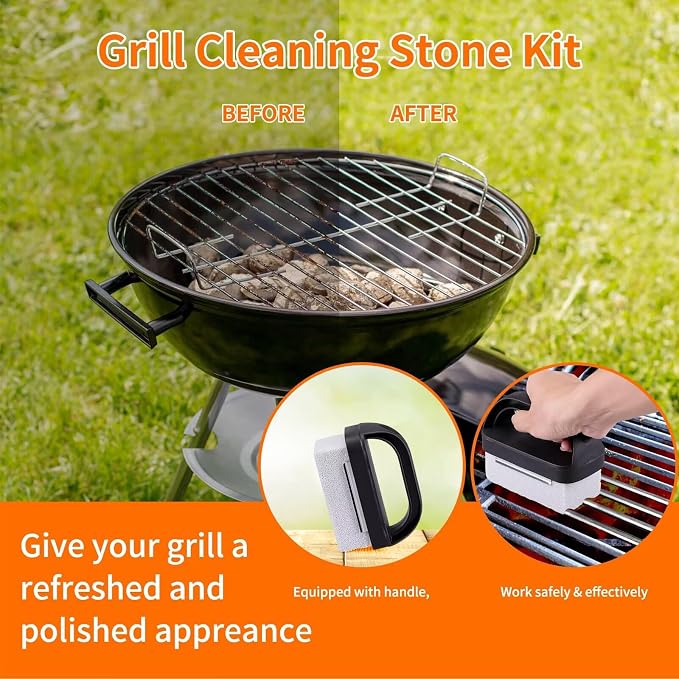 Grill Cleaner with Handle, Grill Cleaning Kit Tool - Image 6