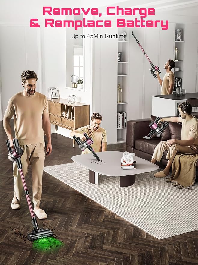 Cordless Vacuum Cleaner, 10 in 1 Stick Vacuum - Image 8